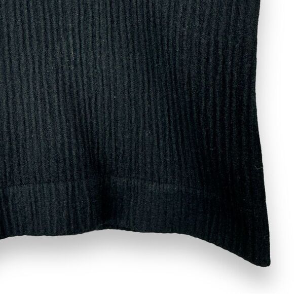 UO Out From Under Drew Seamless Snap-Front Bra Top XS/S  Small Black Ribbed Knit - Picture 5 of 12